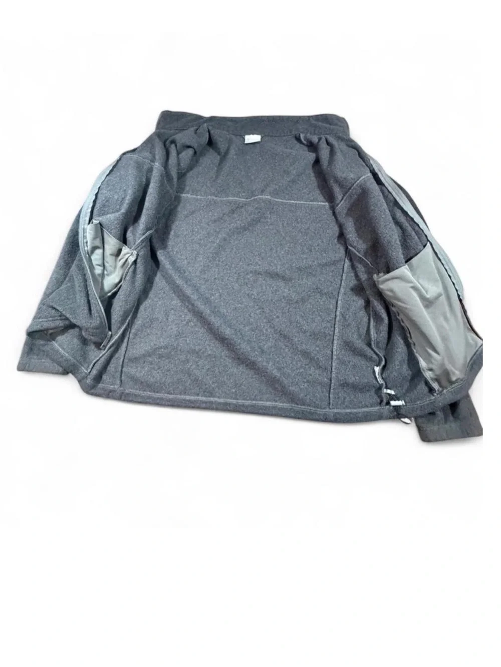Columbia Gray Full Zip Fleece Jacket XL Outdoor Cozy Layer